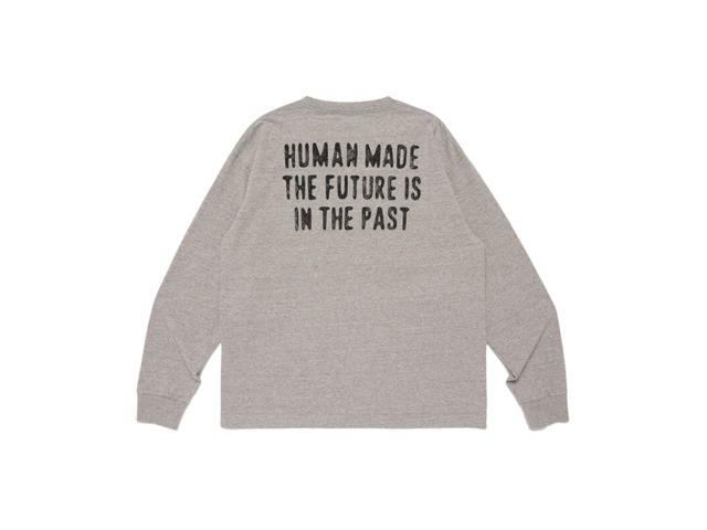 Human Made Human Made Graphic L/s T-shirt Gray - view 2