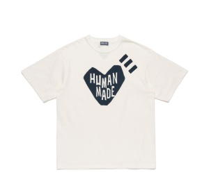 Buy Human Made Ningensei Heart T-Shirt White at Sasom – Authentic and Ready to Ship
