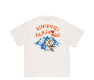 Buy Human Made Ningensei Wa Graphic T-Shirt White at Sasom – Authentic and Ready to Ship