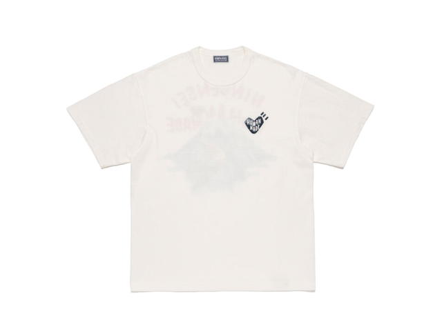 Human Made Human Made Ningensei Wa Graphic T-Shirt White - view 2