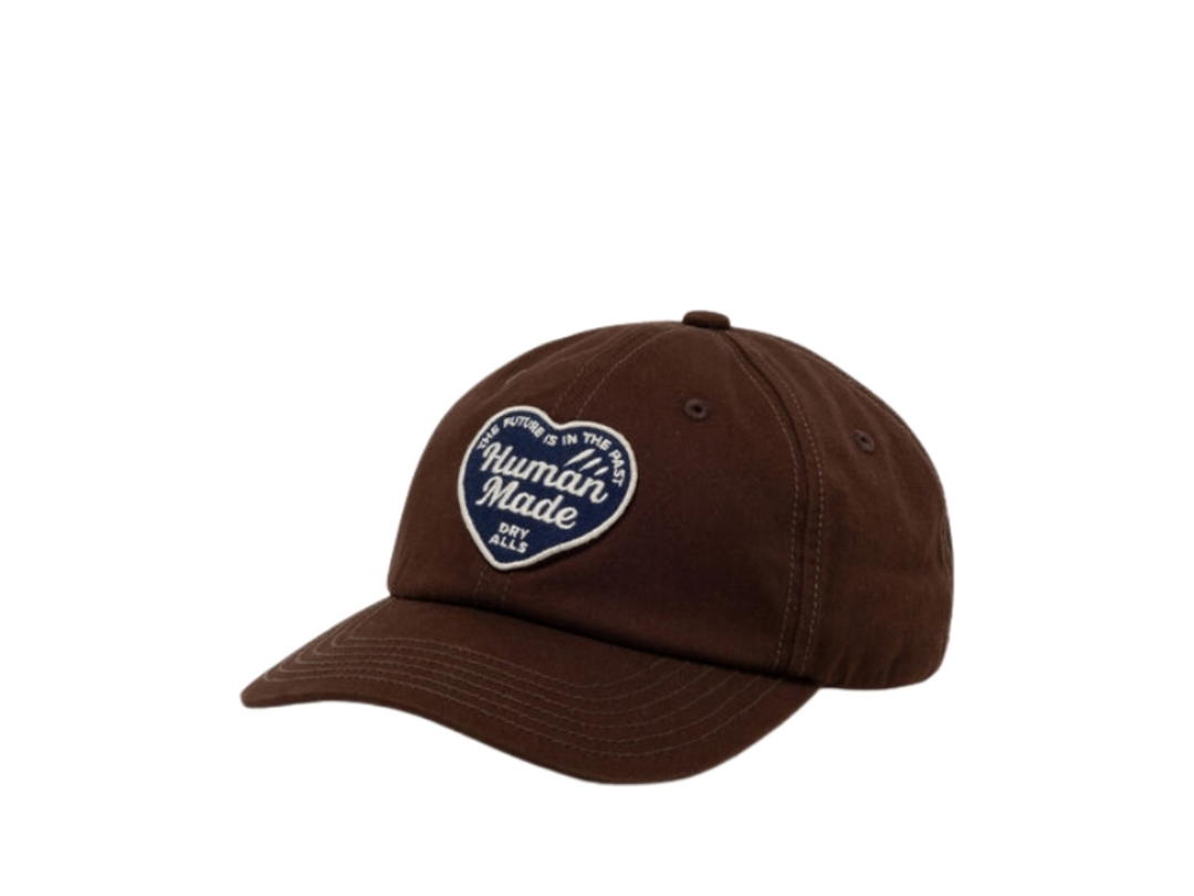 Human Made Human Made 6Panel Twill Cap Dry Alls Heart Brown