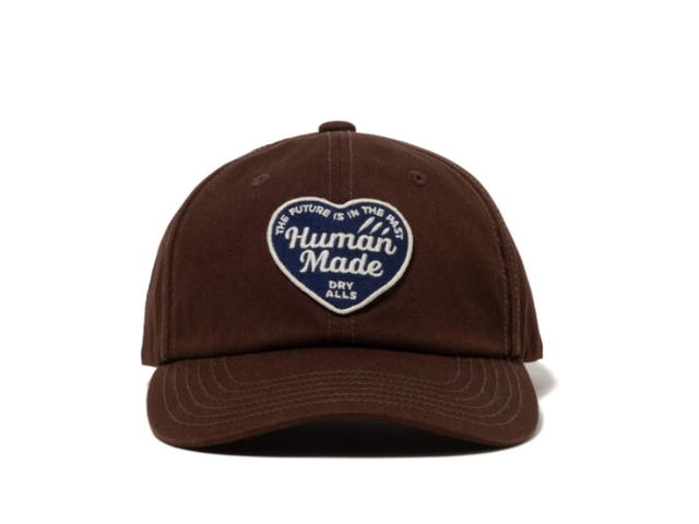 Human Made Human Made 6Panel Twill Cap Dry Alls Heart Brown - view 2