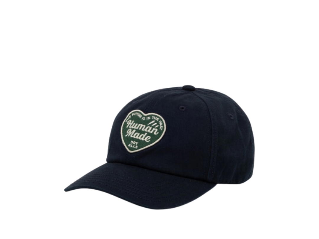 Human Made Human Made 6Panel Twill Cap Dry Alls Heart Navy