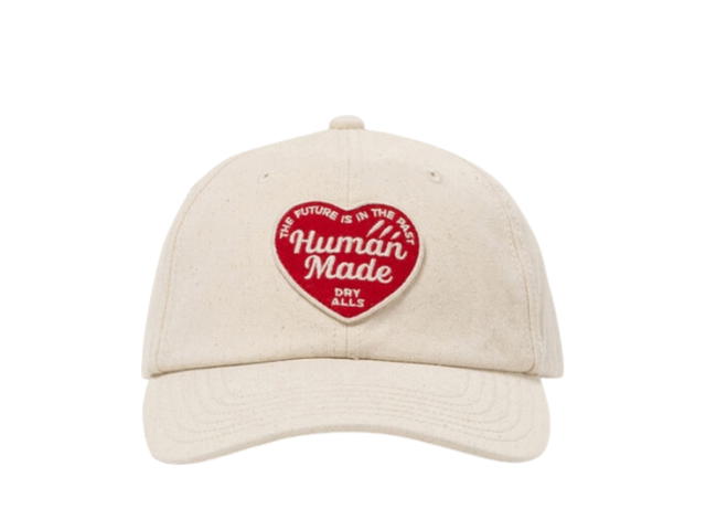 Human Made Human Made 6Panel Twill Cap Dry Alls Heart White - view 2