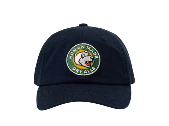 Human Made Human Made 6Panel Twill Cap Polar Bear Dry Alls Navy - view 2