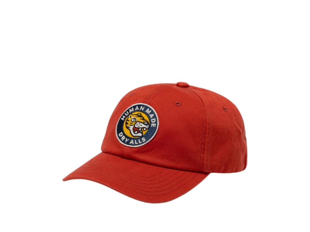 Human Made Human Made 6Panel Twill Cap Tiger Dry Alls Red