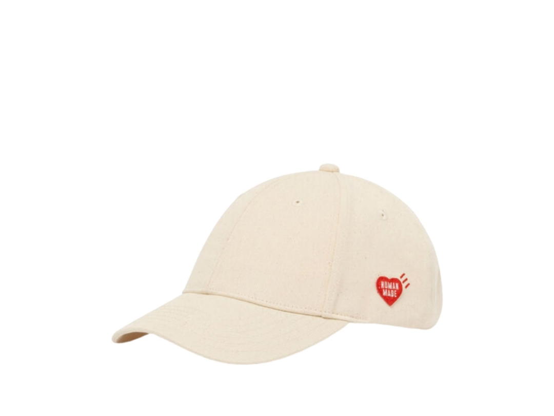 Human Made Human Made Heart Badge 6Panel Twill Cap White