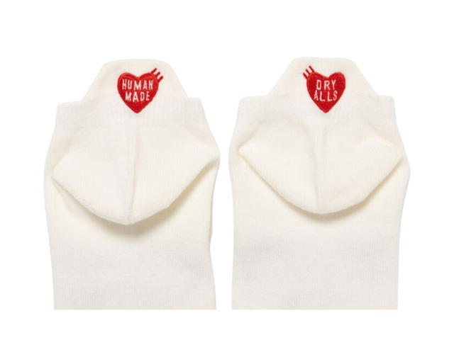Human Made Human Made Dry Alls Low Socks White - view 3