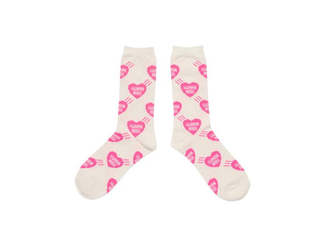 Human Made Human Made Heart Socks Pink - view 2