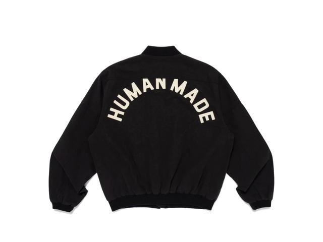 Human Made Human Made Bomber Jacket Dry Alls Black - view 2