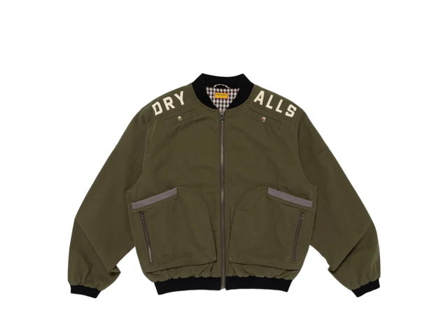 Human Made Human Made Bomber Jacket Dry Alls Olivedrab - view 1