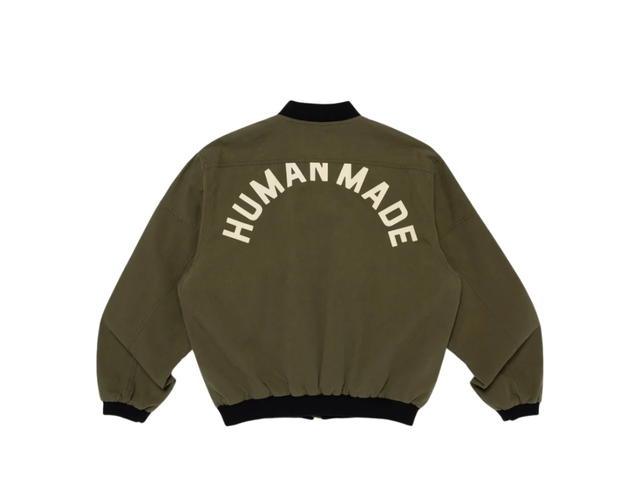 Human Made Human Made Bomber Jacket Dry Alls Olivedrab - view 2