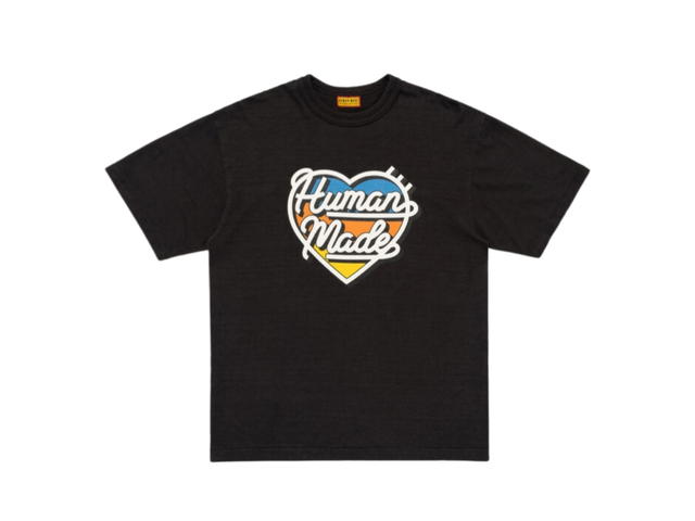 Human Made Human Made Big Heart Graphic T-Shirt Black - view 1