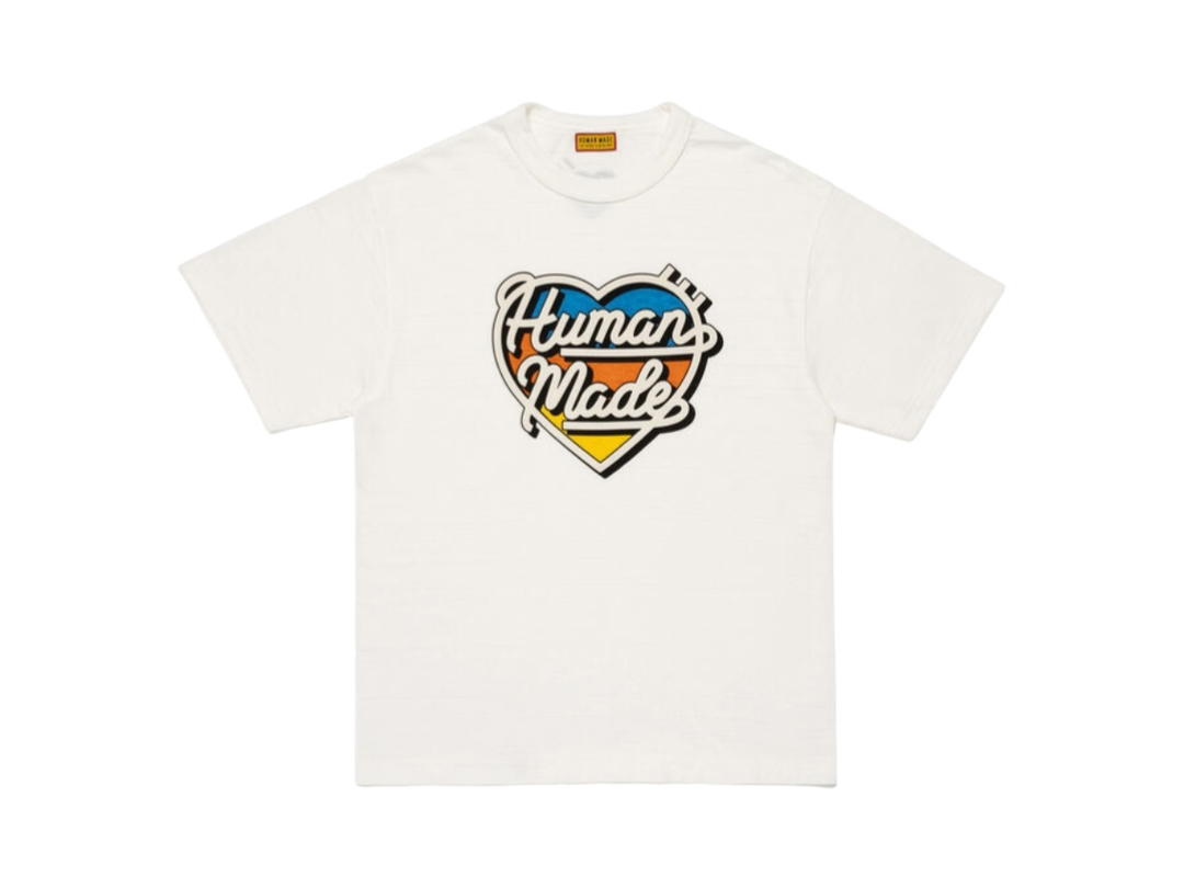 Human Made Human Made Big Heart Graphic T-Shirt White
