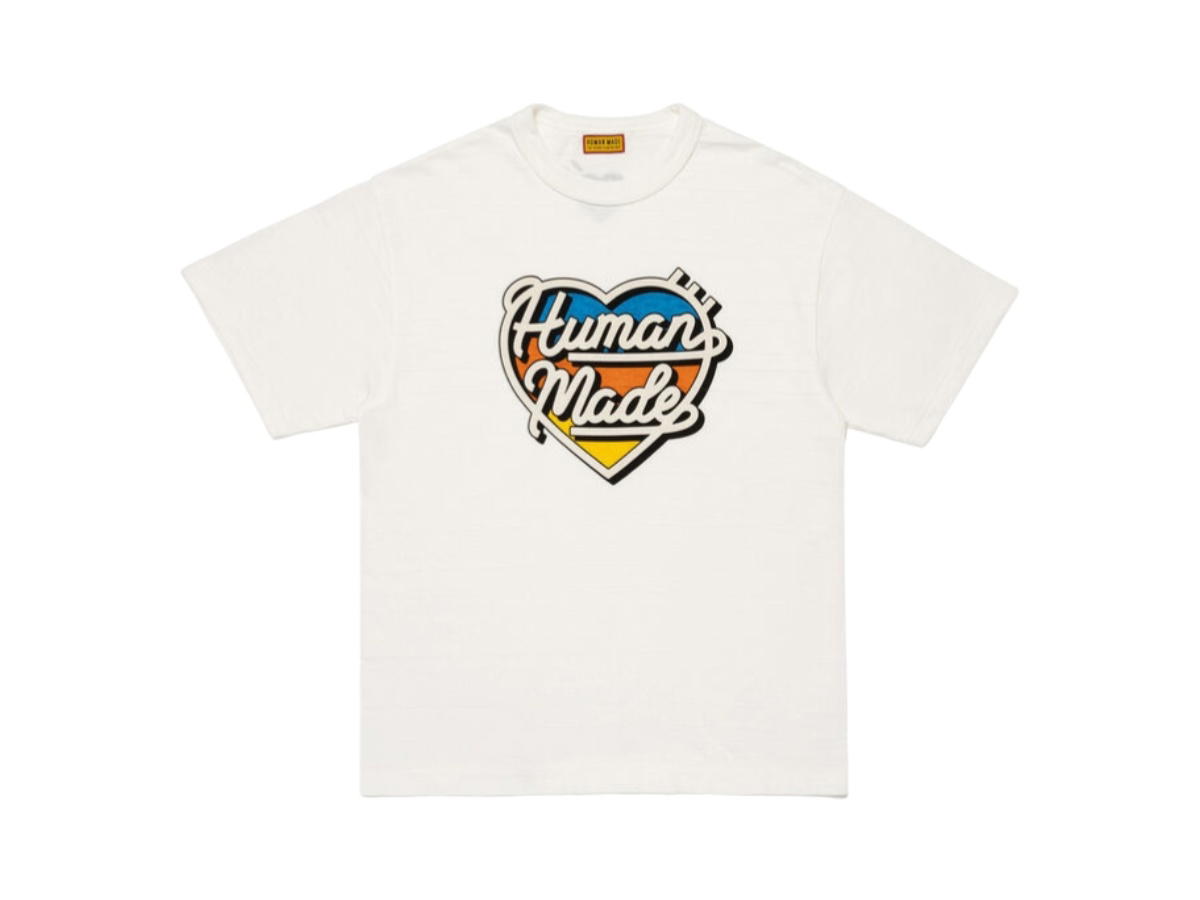 Human Made Human Made Big Heart Graphic T-Shirt White