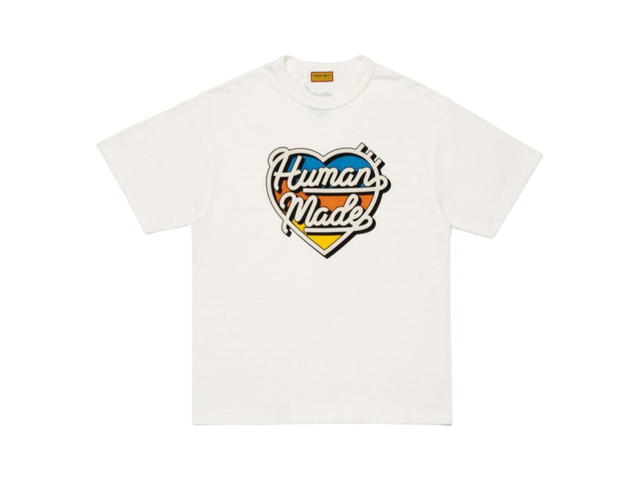 Human Made Human Made Big Heart Graphic T-Shirt White - view 1