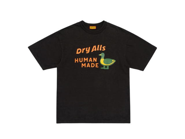 HUMAN MADE HUMAN MADE Graphic T-Shirt Dry Alls Duck Black - view 1