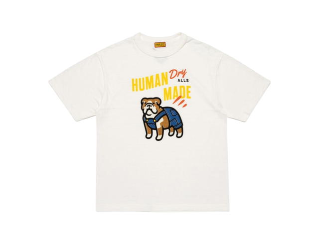 Human Made Human Made Graphic T-Shirt Dog Dry Alls White - view 1