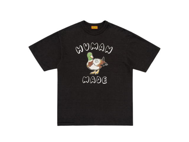 HUMAN MADE HUMAN MADE Duck Graphic T-Shirt Black - view 1