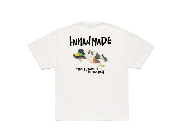 HUMAN MADE HUMAN MADE The Future Is In The Past Graphic T-Shirt White - view 2