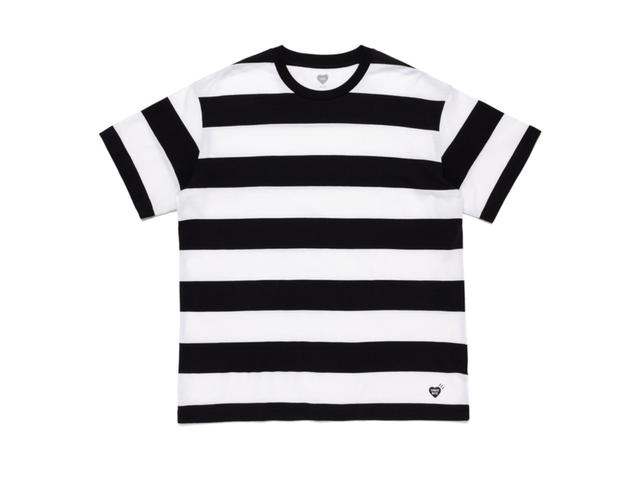 HUMAN MADE HUMAN MADE Striped Pack T-Shirt Black - view 1
