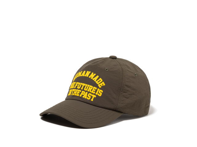 HUMAN MADE HUMAN MADE 5 Panel Nylon Cap Olivedrab - view 1