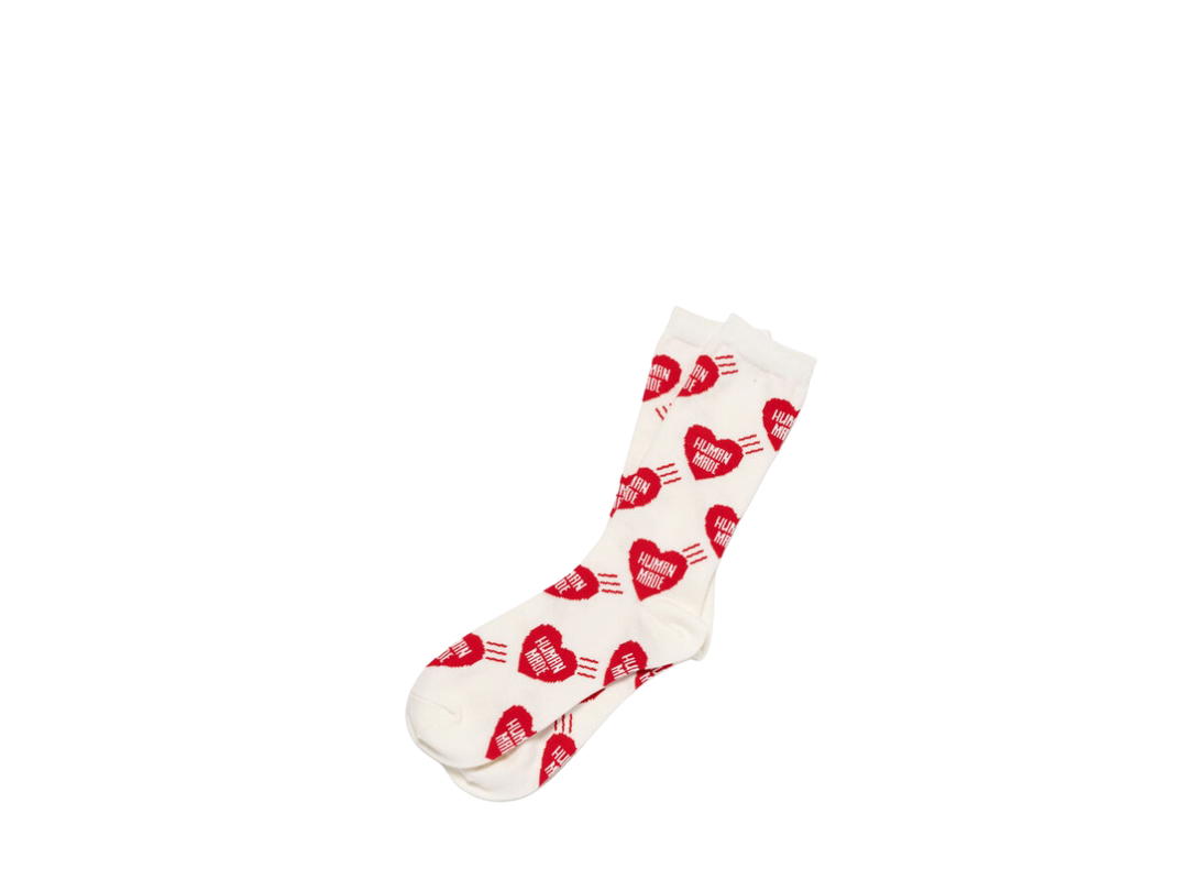 HUMAN MADE HUMAN MADE Heart Socks White