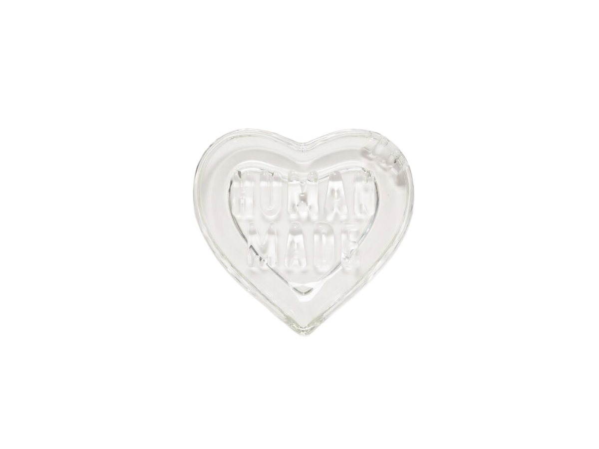 小物入れ HUMAN MADE HEART GLASS TRAY CLEAR ช้อป Human Made Heart Glass Tray Clearของแท้ที่ SASOM