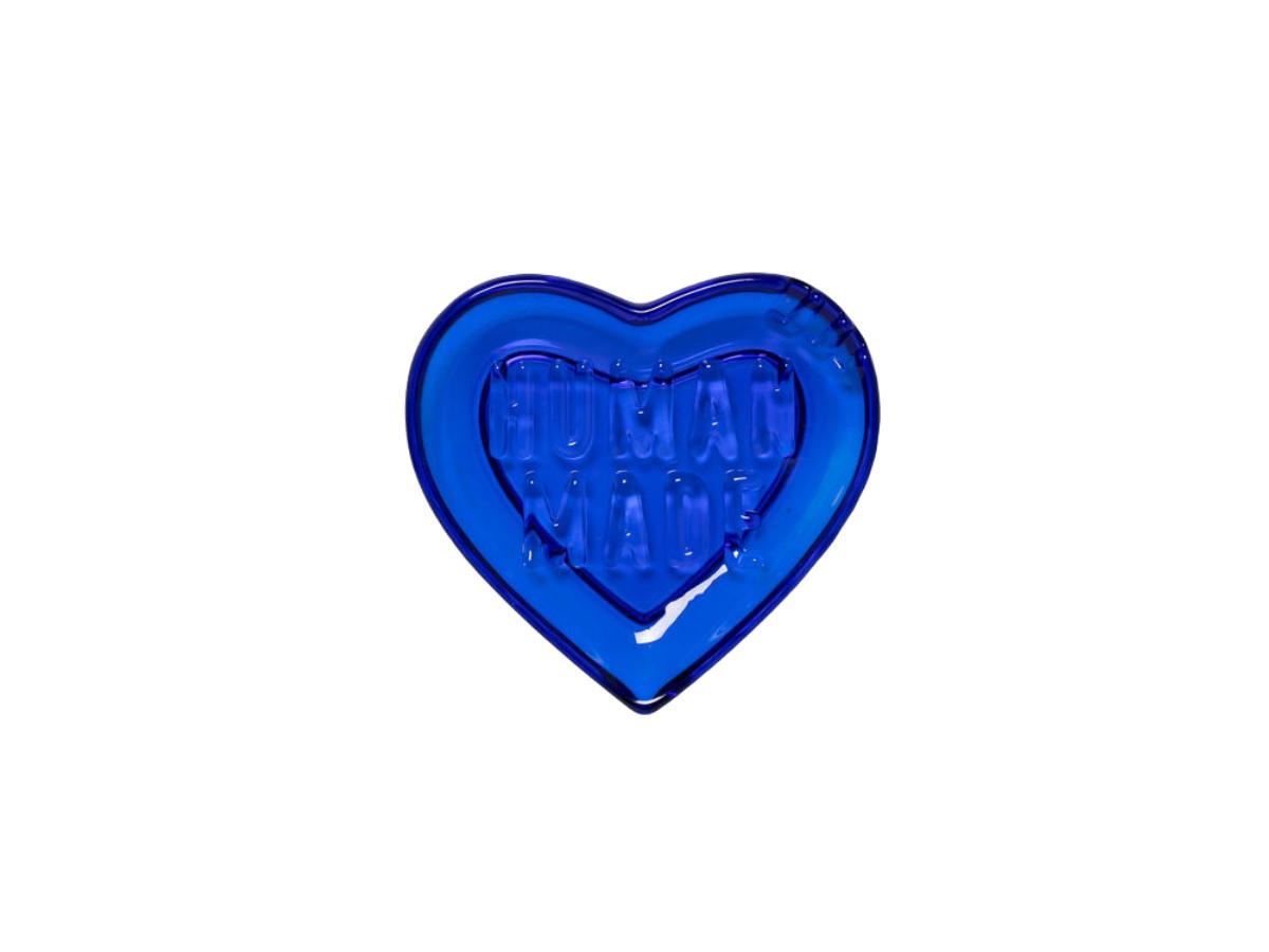 Human Made Human Made Heart Glass Tray Navy