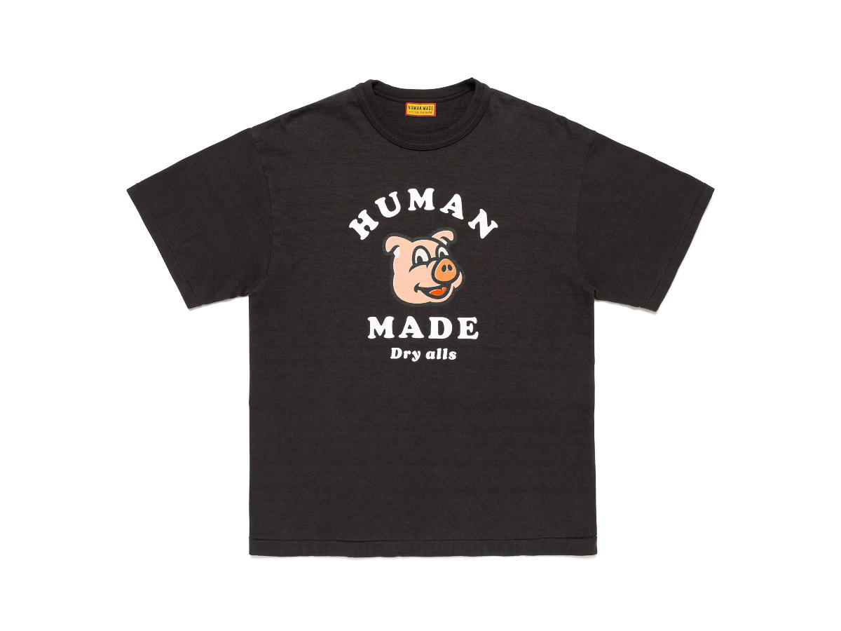 Human Made Human Made Graphic Pig T-Shirt Dry Alls Black