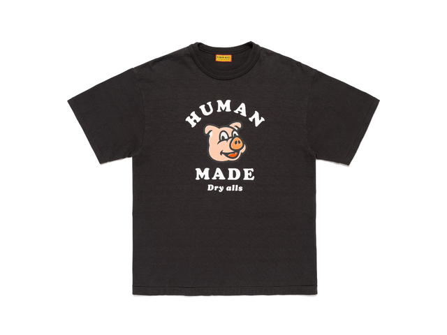 HUMAN MADE HUMAN MADE Graphic Pig T-Shirt Dry Alls Black - view 1