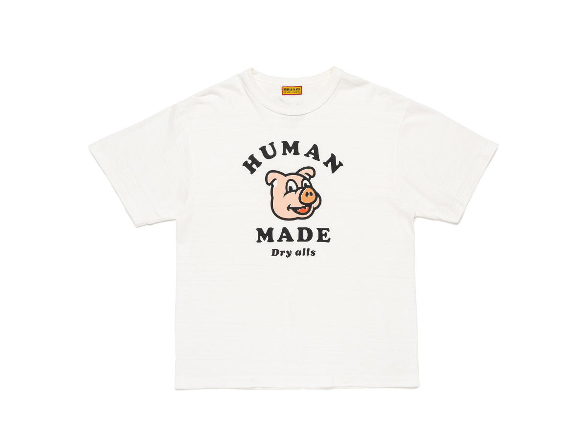 Human Made Human Made Graphic Pig T-Shirt Dry Alls White