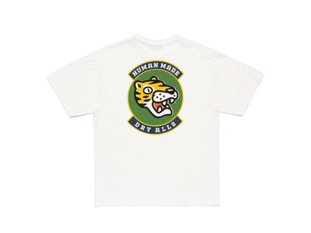 Human Made Human Made Tiger Dry Alls Graphic T-Shirt White - view 2