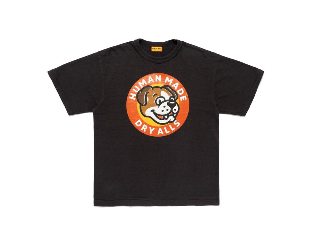 HUMAN MADE HUMAN MADE Dog Dry Alls Graphic T-Shirt Black