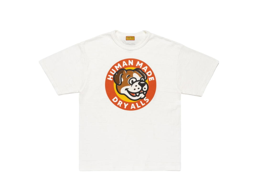 HUMAN MADE HUMAN MADE Dog Dry Alls Graphic T-Shirt White