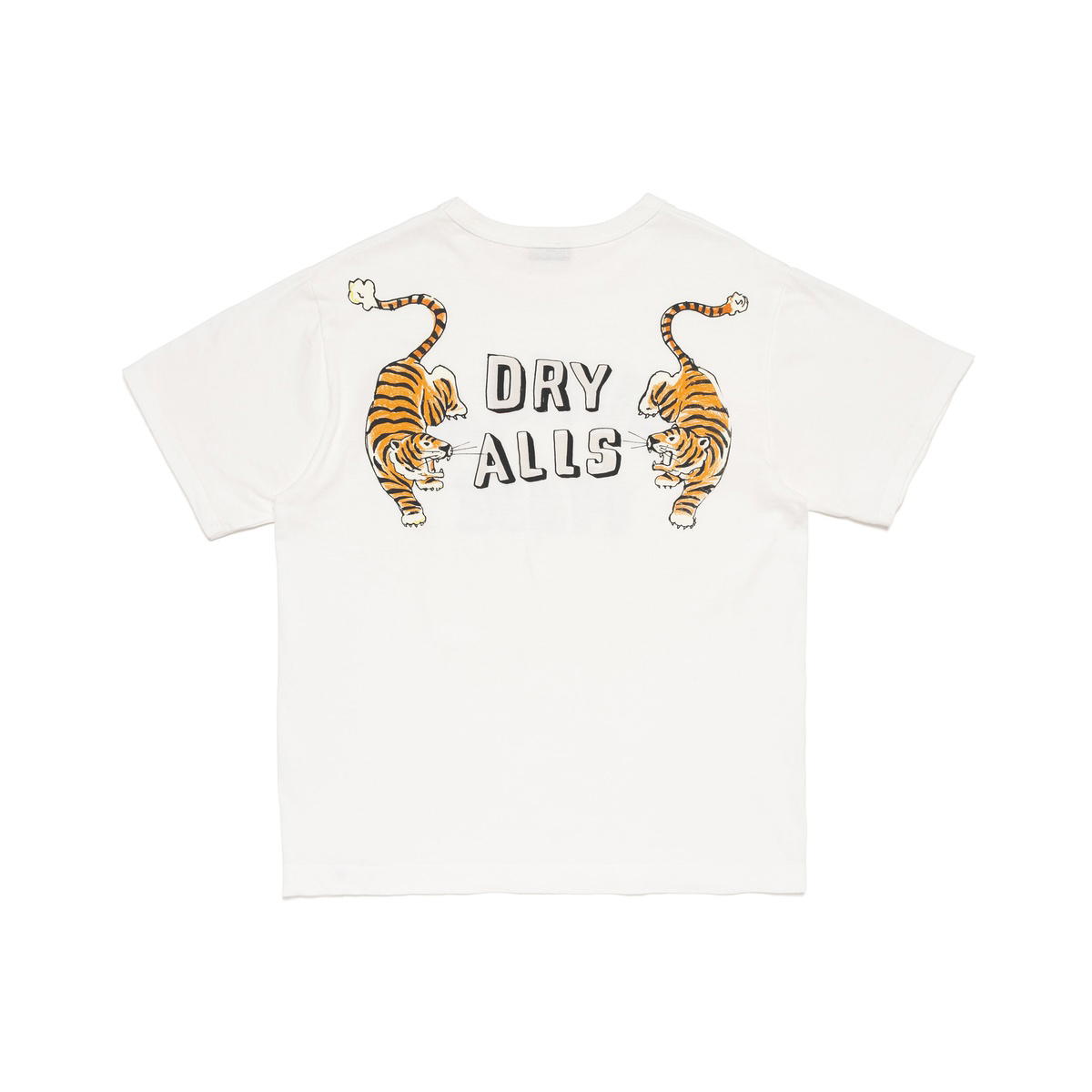 Human Made Human Made Dry Alls Tiger Graphic T-Shirt White