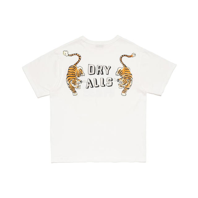 Human Made Human Made Dry Alls Tiger Graphic T-Shirt White - view 1
