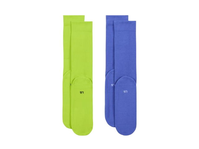 Nike Nike x Patta Everyday Essentials Ankle Socks (2 Pairs) Green Blue - view 2