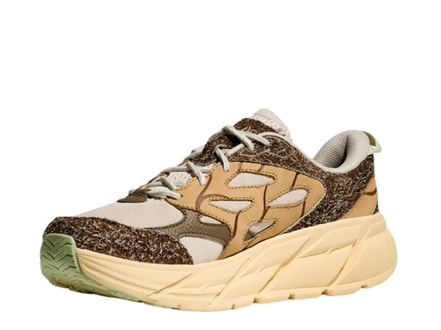 Hoka Hoka Clifton L Suede Tp Oat Milk Pollen - view 2