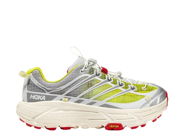 Hoka Hoka x Nicole Mclaughlin Mafate Speed Three2 White Neon Yellow - view 1