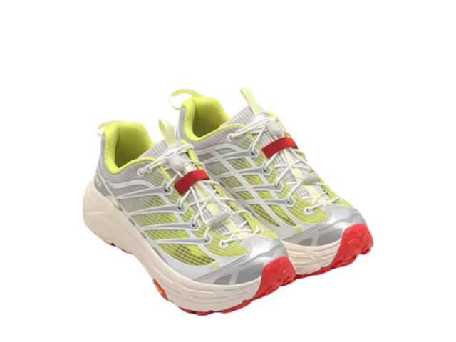 Hoka Hoka x Nicole Mclaughlin Mafate Speed Three2 White Neon Yellow - view 2