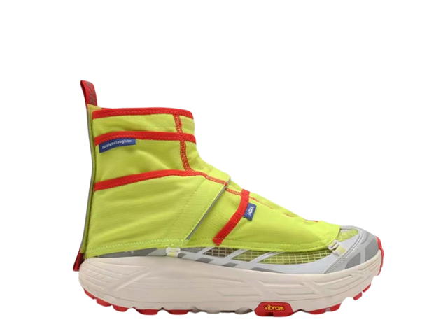 Hoka Hoka x Nicole Mclaughlin Mafate Speed Three2 White Neon Yellow - view 4