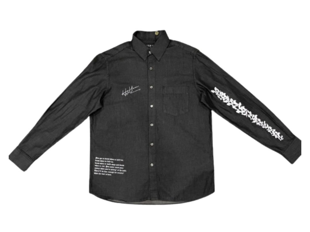 Hold’em Denim Hold’em Denim 10th Anniversary Collection Black Denim Shirt