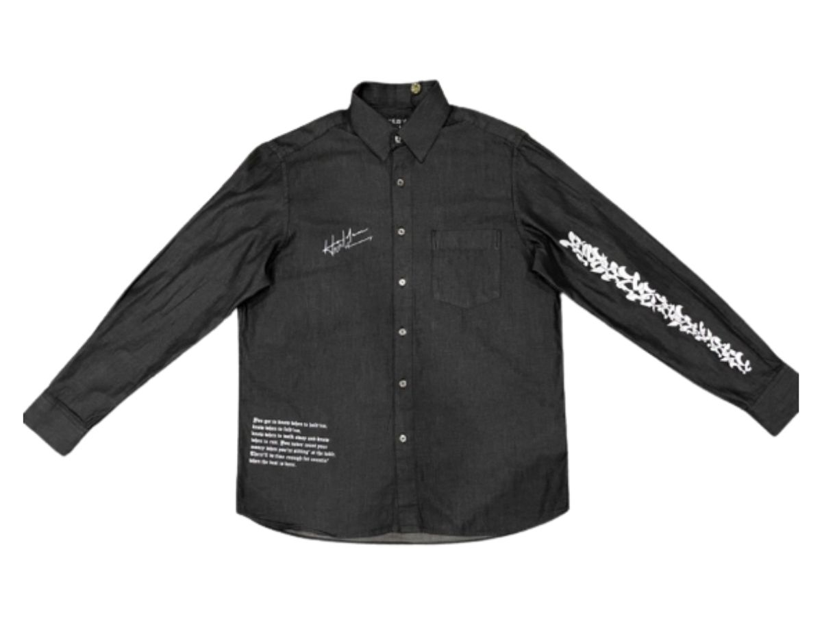 Hold’em Denim Hold’em Denim 10th Anniversary Collection Black Denim Shirt