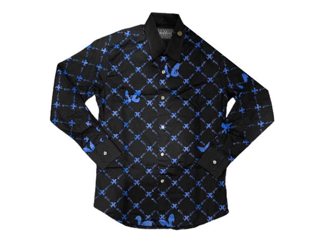 Hold’em Denim Hold’em Denim 10th Monogram Shirt Blue - view 1