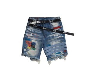 Buy Hold’em Denim 3rd Handmade H8 Identity Zickzack Technique Sewing Blue Wash Destroyed Denim Shorts at Sasom – Authentic and Ready to Ship
