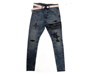 Buy Hold’em Denim Black Destroyed Jeans (Diamond Leather Patch) at Sasom – Authentic and Ready to Ship