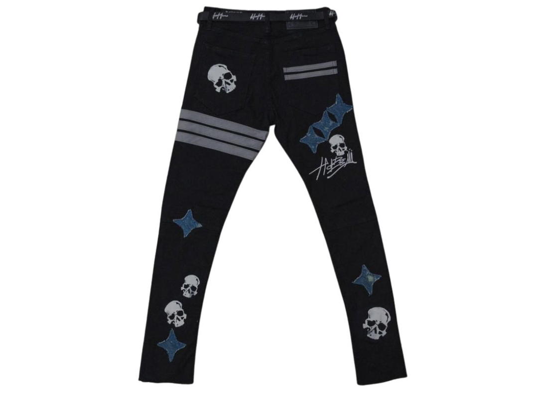 Hold’em Denim Hold’em Denim Black Oct. H8 Skull Black Denim Jeans