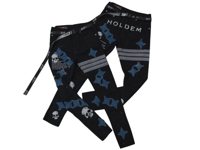 Hold’em Denim Hold’em Denim Black Oct. H8 Skull Black Denim Jeans - view 2