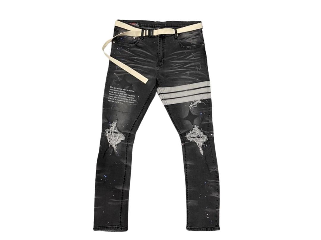 Hold’em Denim Hold’em Denim Dark Side Washed Destroyed Jeans Royal Flush (2021)
